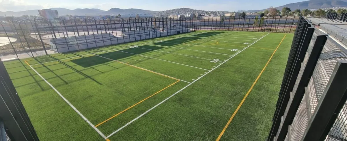 pasto sintético para cancha de tochito, flag y futbol americano
