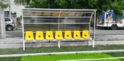 Banca para jugadores de fútbol con asientos individuales — fútbol 7 Sportmaster