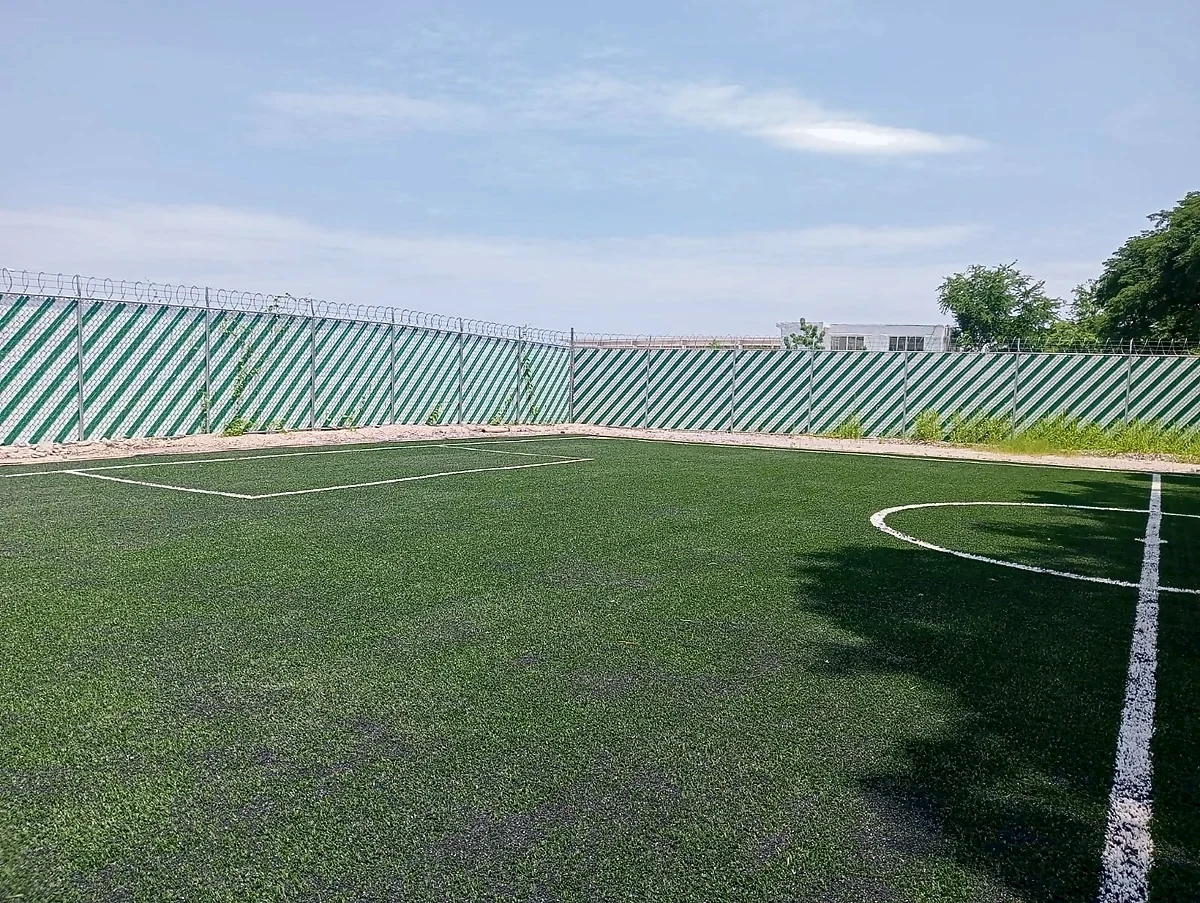 Cancha de fútbol 5 con pasto sintético en Manzanillo, Colima
