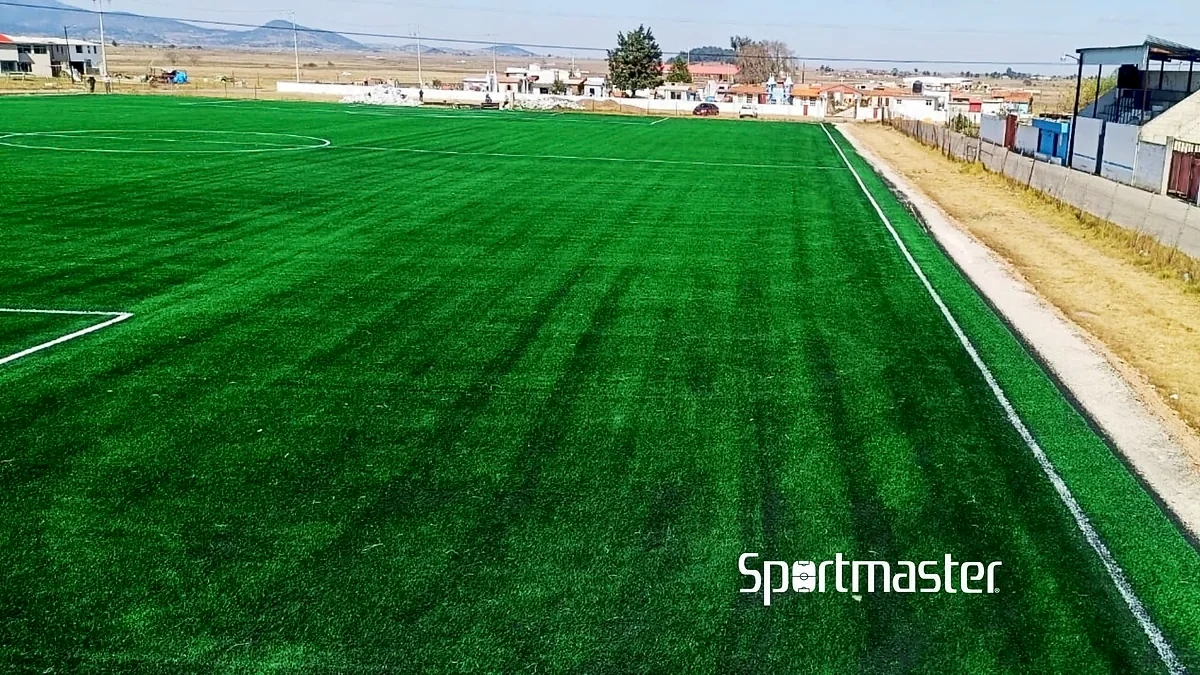 Cancha de fútbol 7 con pasto sintético en Deportivo Timilpa, Timilpan