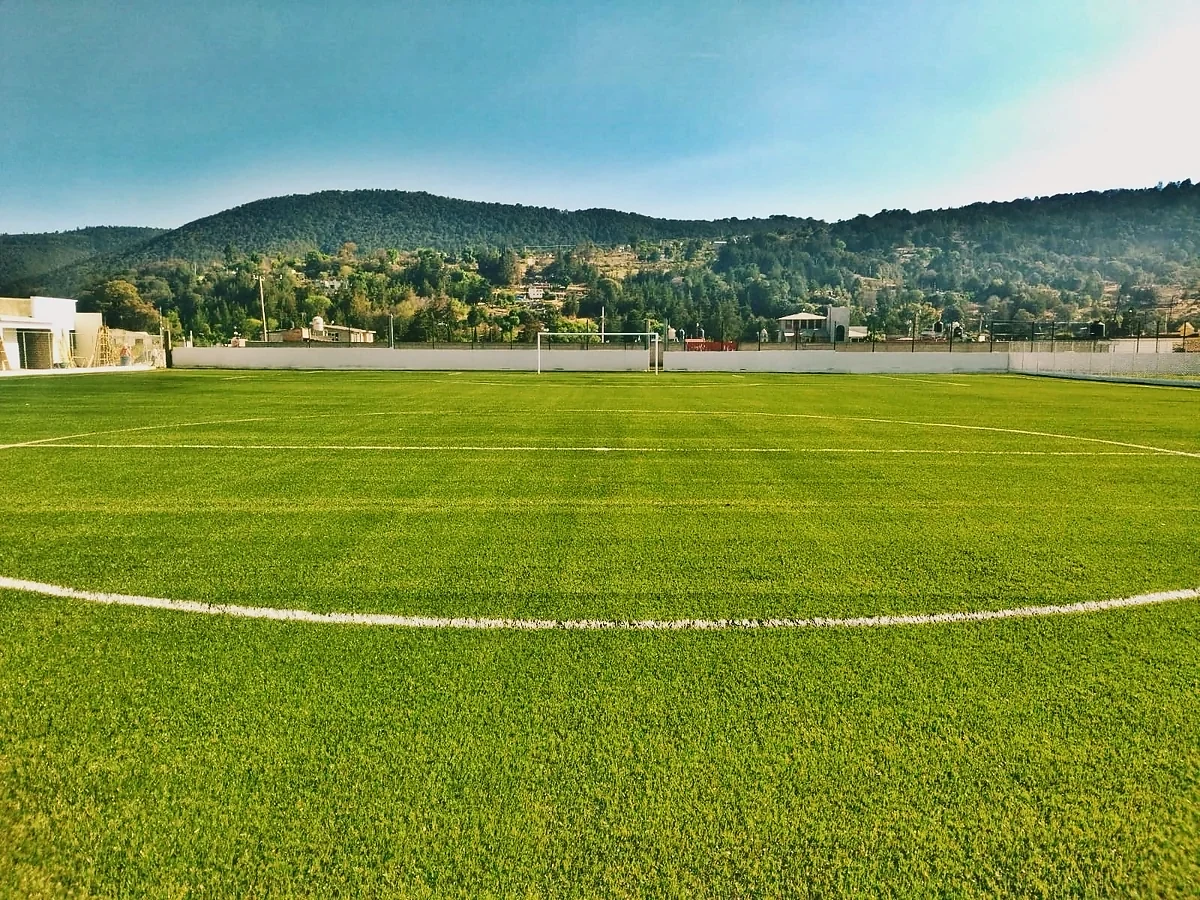 Cancha de fútbol soccer con pasto sintético en Campo de Soccer Tapaxco, Tapaxco (El Oro)