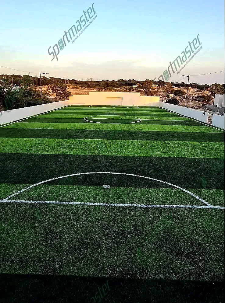 Pasto sintético en Tamuín y la Huasteca potosina: Cancha de fútbol rápido con pasto sintético en Ciudad Valles, San Luis Potosí
