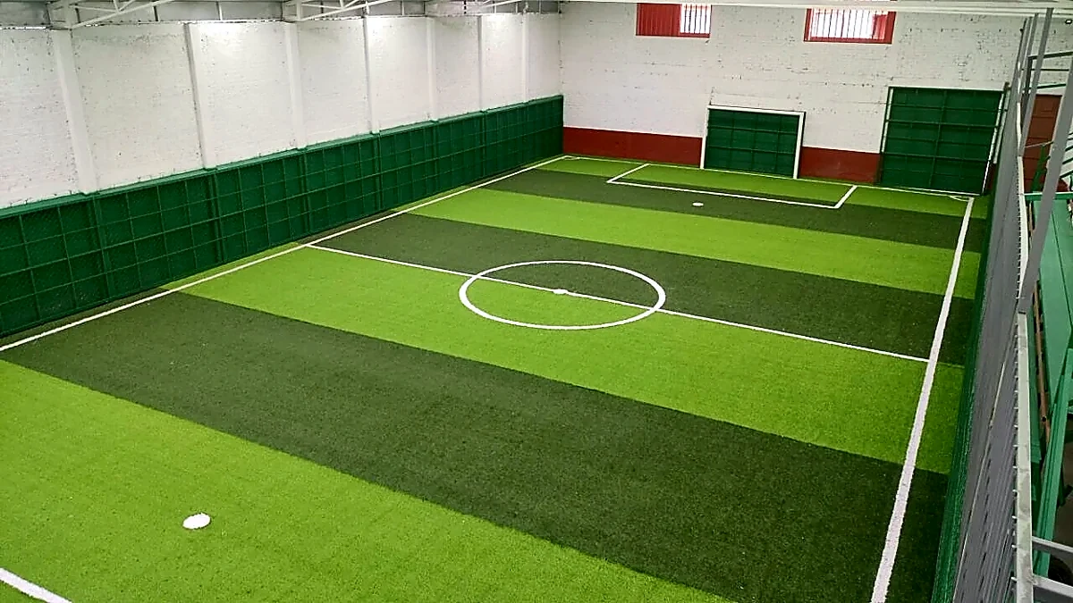 Cancha de fútbol 5 en el Campo Deportivo de Lago, Morelia