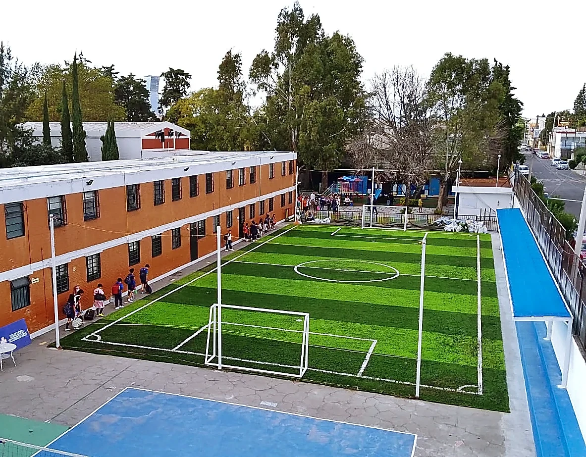 Cancha de fútbol 5 con pasto sintético en Puebla, Puebla